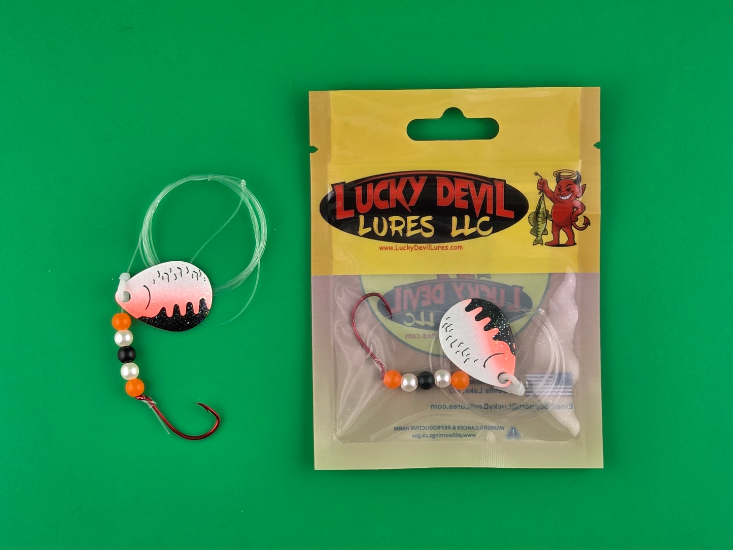 Expert-Series Colorado Spinner - White Perch Crystal