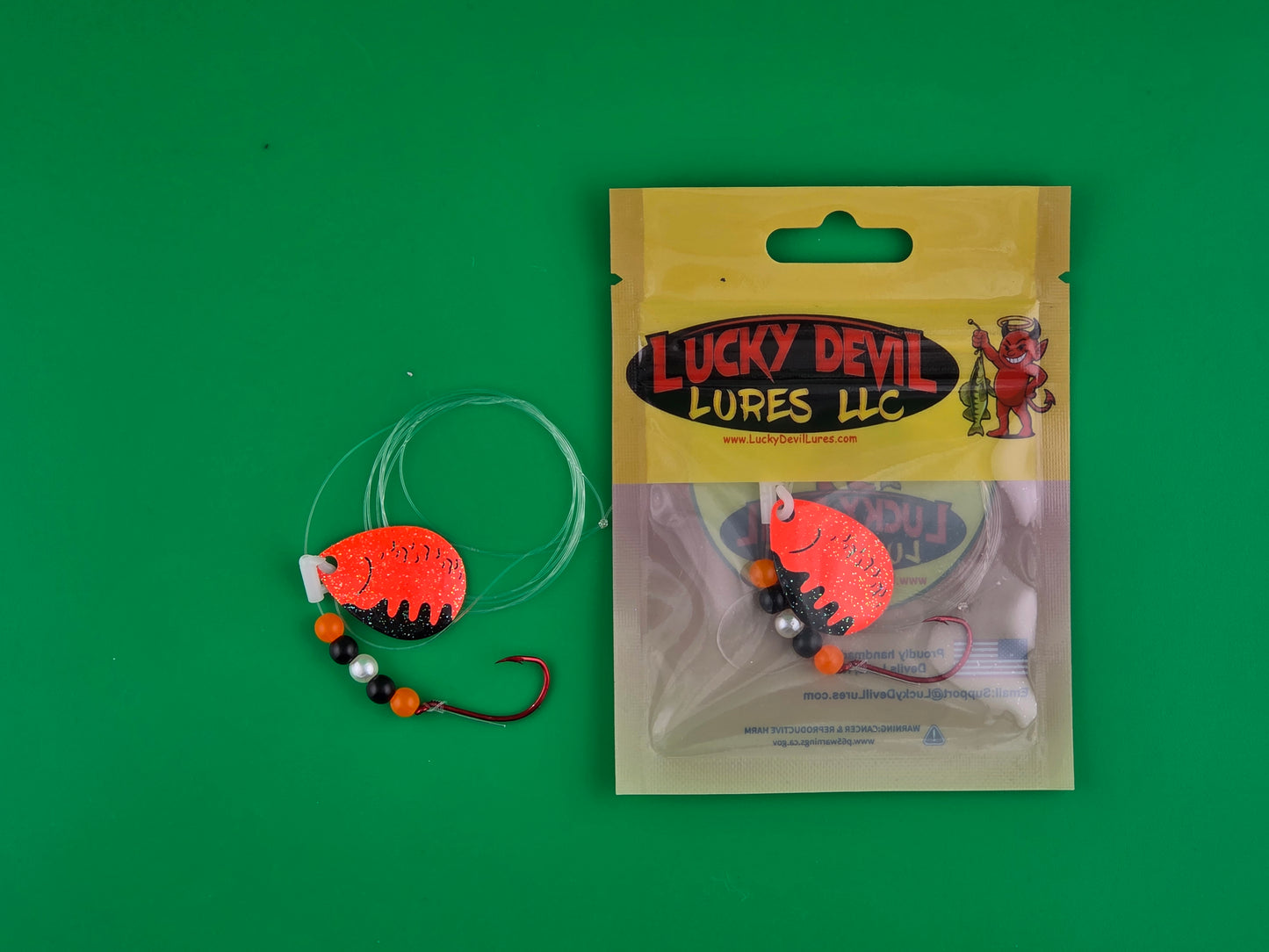 Expert-Series Colorado Spinner - Red Perch Crystal