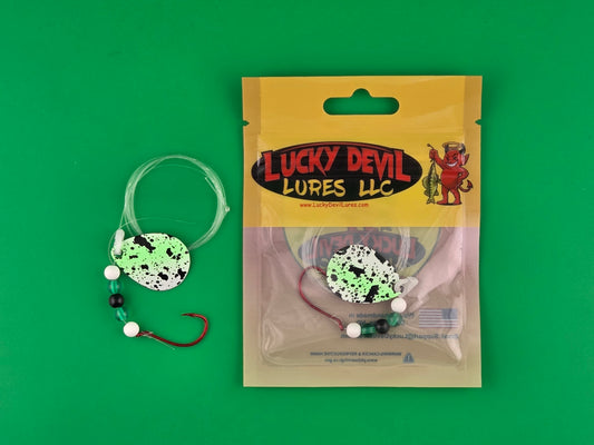 Expert-Series Colorado Spinner - Green Glow UV Spackle