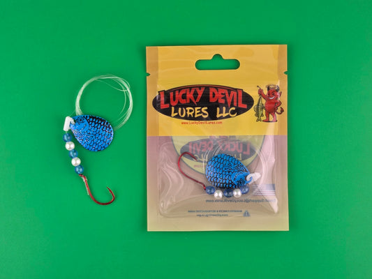 Expert-Series Colorado Spinner - Blue Fish Scale Crystal