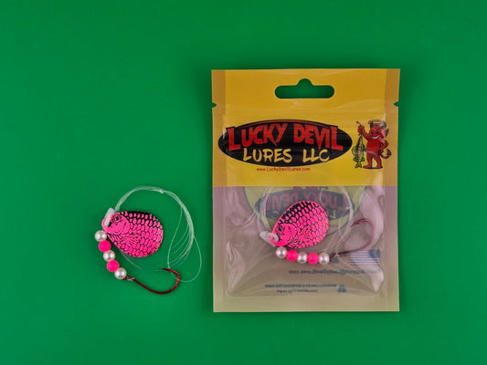 Expert-Series Colorado Spinner - Pink Fish Scale Crystal