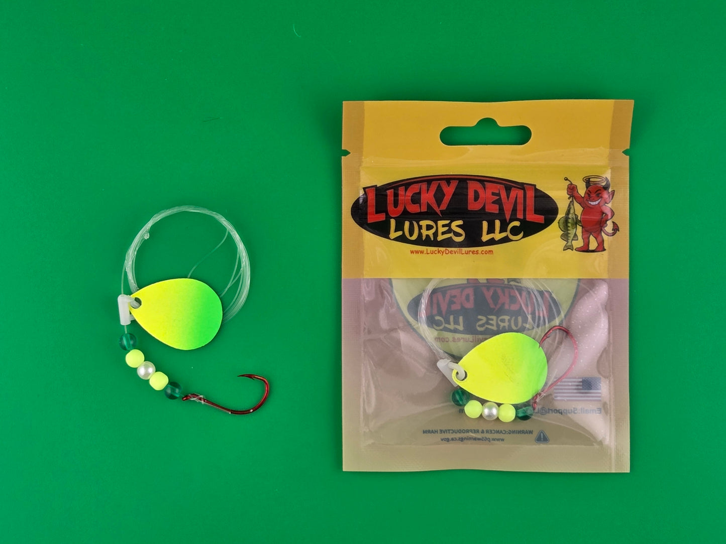 Pro-Series Colorado Spinner - Yellow/Green Splashed