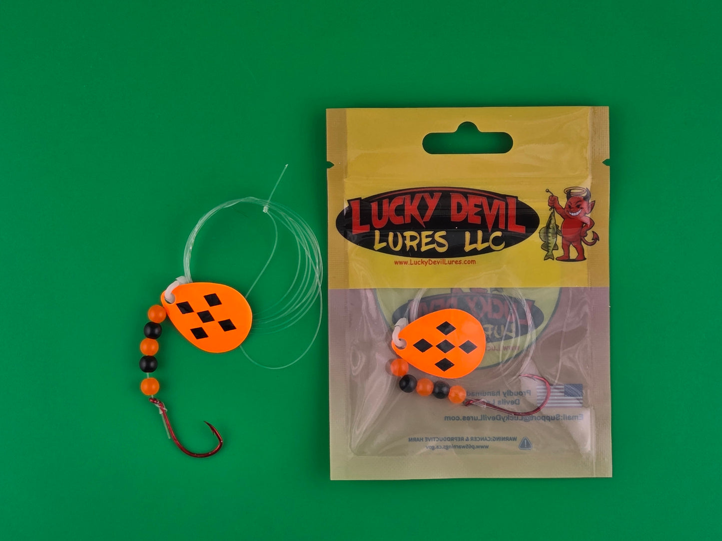 Pro-Series Colorado Spinner - Orange/Black 5 of Diamonds