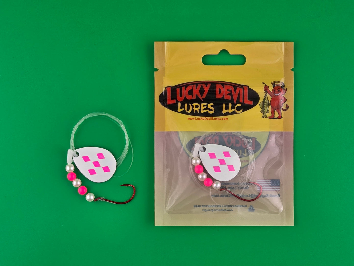 Pro-Series Colorado Spinner - Glow/Pink 5 of Diamonds